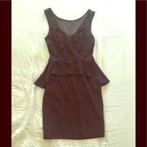 BEBE LBD peplum